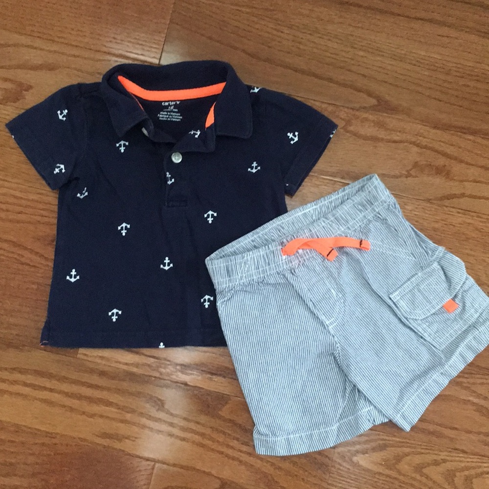 Carter’s Shorts and Polo Outfit